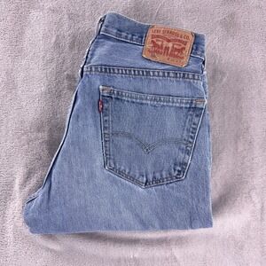 Levi's 560 Jeans Mens Size 32x28 Blue Loose Fit Classic Tapered Leg Denim